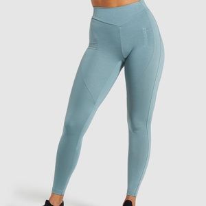 Gymshark lustre leggings turquoise